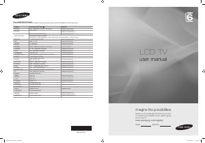 Bedienungsanleitung Samsung LE46B651T3P LCD fernseher