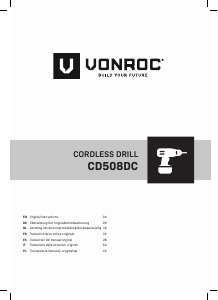 Instrukcja Vonroc CD508DC Wiertarko-wkrętarka