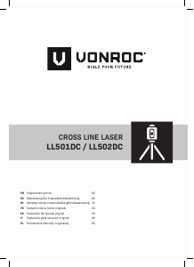 Bedienungsanleitung Vonroc LL502DC Linienlaser