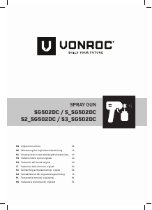 Manual Vonroc S_SG502DC Sistem de pulverizare vopsea
