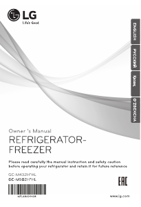 Manual LG GC-M432HEHL Fridge-Freezer