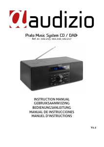 Handleiding Audizio 102.216 Prato Stereoset