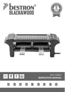 Bedienungsanleitung Bestron ARG150BW Raclette-grill