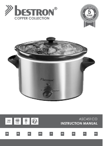 Handleiding Bestron ASC451CO Slowcooker