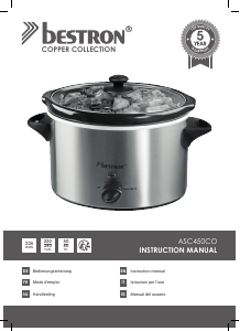 Manual Bestron ASC45CO Slow Cooker