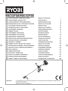 Instrukcja Ryobi RBC42FSB Podkaszarka do trawy