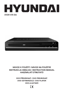 Használati útmutató Hyundai DV2H 478 DU DVD-lejátszó