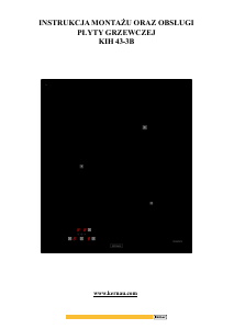 Handleiding Kernau KIH 43-3B Kookplaat