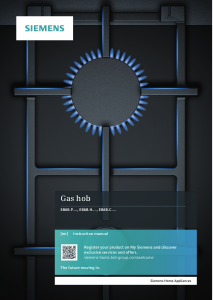 Manual Siemens EB6B5PB60N Hob