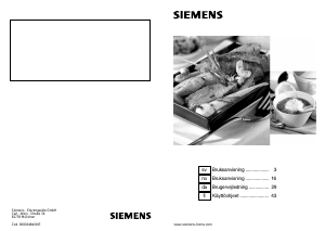 Käyttöohje Siemens ER326BB90L Keittotaso