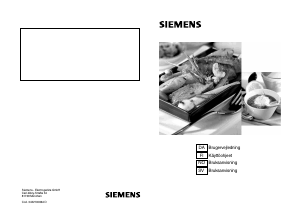 Bruksanvisning Siemens ER617501E Kokeplate