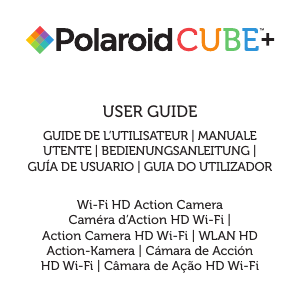 Manual de uso Polaroid Cube Plus Action cam