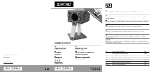 Manual Zoofari IAN 103963 Cat Tree