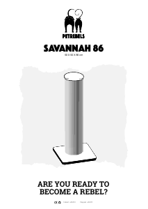 Manual PetRebels Savannah 86 Cat Tree