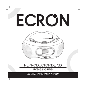 Manual de uso Ecron PCD 6203 USB Set de estéreo