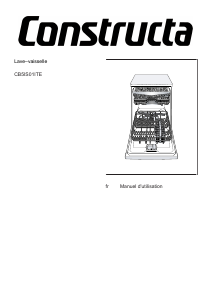 Mode d’emploi Constructa CB5IS01ITE Lave-vaisselle