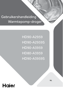 Handleiding Haier HD80-A3959 Wasdroger