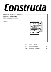 Használati útmutató Constructa CK641KSF0 Hűtőszekrény