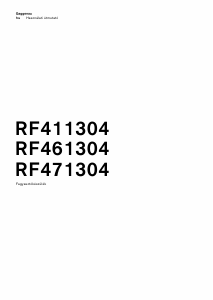 Használati útmutató Gaggenau RF471304 Fagyasztó