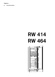 Instrukcja Gaggenau RW414260 Chłodziarka do wina