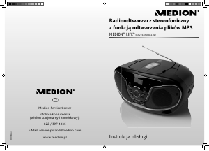 Instrukcja Medion LIFE E66224 (MD 84101) Zestaw stereo