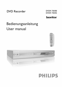 Bedienungsanleitung Philips DVDR730 DVD-player
