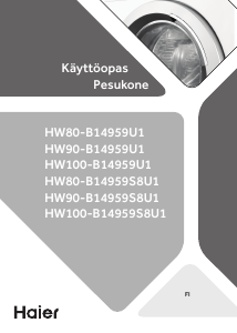 Käyttöohje Haier HW80-B14959TU1 Pesukone