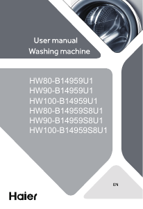 Handleiding Haier HW80-B14959STU1 Wasmachine