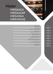 Bedienungsanleitung Haier HWS84GNF(UK) Weinklimaschrank
