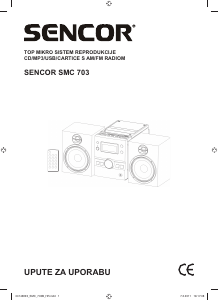 Priručnik Sencor SMC 703 Stereo komplet