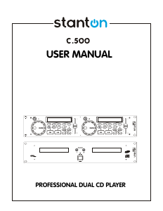 Handleiding Stanton C.500 CD speler