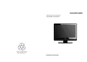 Rokasgrāmata Philips 26PFL5403D Šķidro kristālu televizors