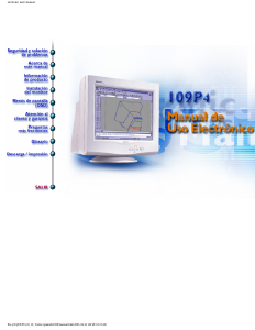 Manual de uso Philips 109P40 Monitor