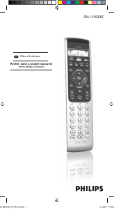Manuál Philips SRU5150 Dálkový ovladač