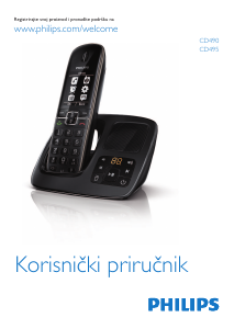 Priručnik Philips CD4901B Bežični telefon