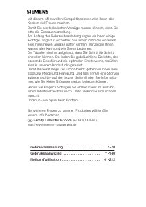 Bedienungsanleitung Siemens HB86E660N Backofen