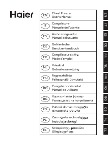 Handleiding Haier HCE319F(UK) Vriezer