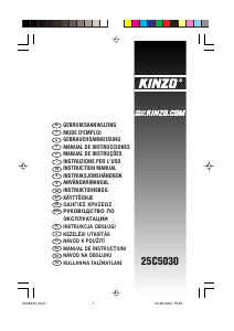 Manuál Kinzo 25C5030 Víceúčelový kapesní nůž