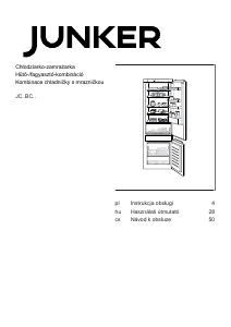 Instrukcja Junker JC87BCSF0 Lodówko-zamrażarka