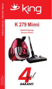 Kullanım kılavuzu King K 279 Minno Elektrikli süpürge