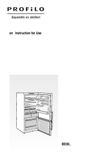 Manual Profilo BD3076I3DN Fridge-Freezer