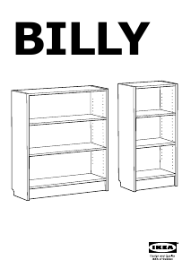 Hướng dẫn sử dụng IKEA BILLY (40x28x106) Tủ sách