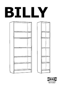 Руководство IKEA BILLY (40x28x202) Книжная полка