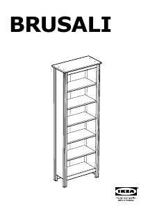 Hướng dẫn sử dụng IKEA BRUSALI Tủ sách