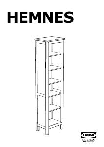 Kasutusjuhend IKEA HEMNES (49x37x197) Raamaturiiul