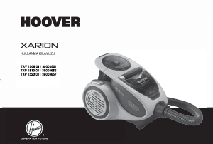 Kullanım kılavuzu Hoover TAV 1508 Xarion Elektrikli süpürge