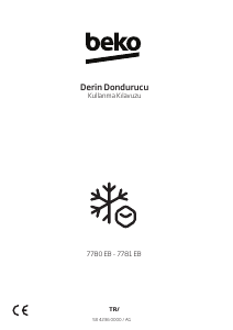 Kullanım kılavuzu BEKO 7781 EB Dondurucu