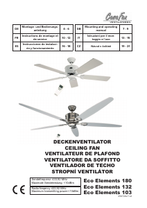 Handleiding CasaFan Eco Elements 180 Plafondventilator