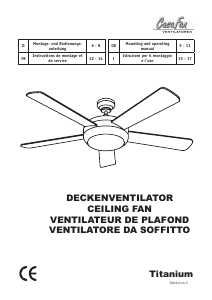 Handleiding CasaFan Titanium Plafondventilator