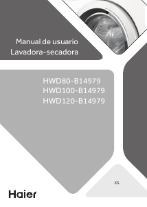 Manual de uso Haier HWD80-B14979 Lavasecadora